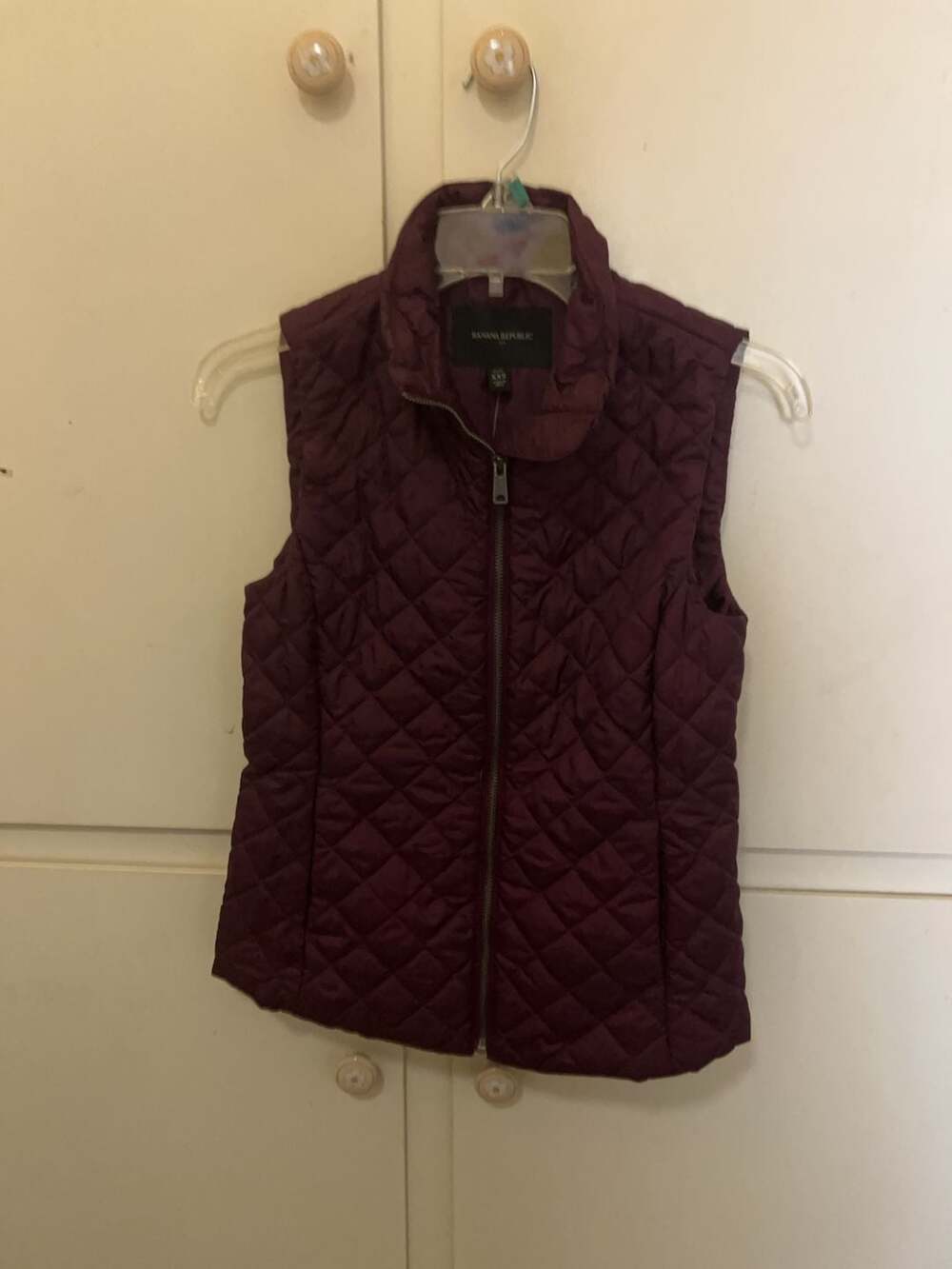 Banana Republic Quilted Vest Petite XXS